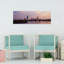 Bridge across a river with city at the waterfront Charles River Back Bay Longfellow Bridge Boston Suffolk County Massachusetts USA 1 Piece Wrapped Canvas Panoramic Wall Art-1982623956