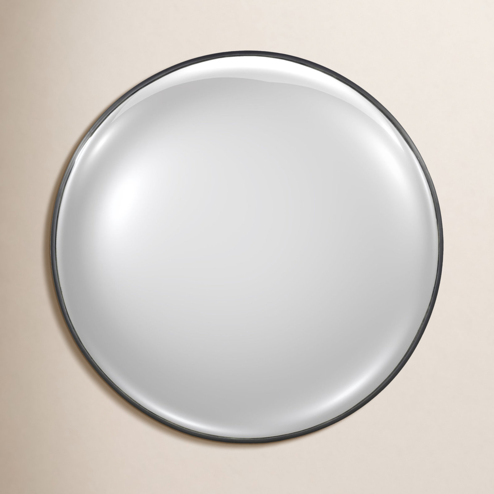 47" Accent Mirror, Matte Black