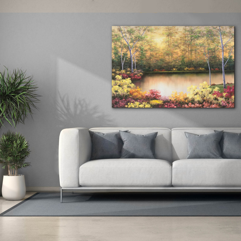 «Bursting in Autumn» par Diane Romanello, art mural sur toile, H 40 po x l 60 po x P 1,5 po