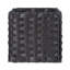 Ensemble de 3 paniers en fibre tissée pliable; Chocolat-534934752