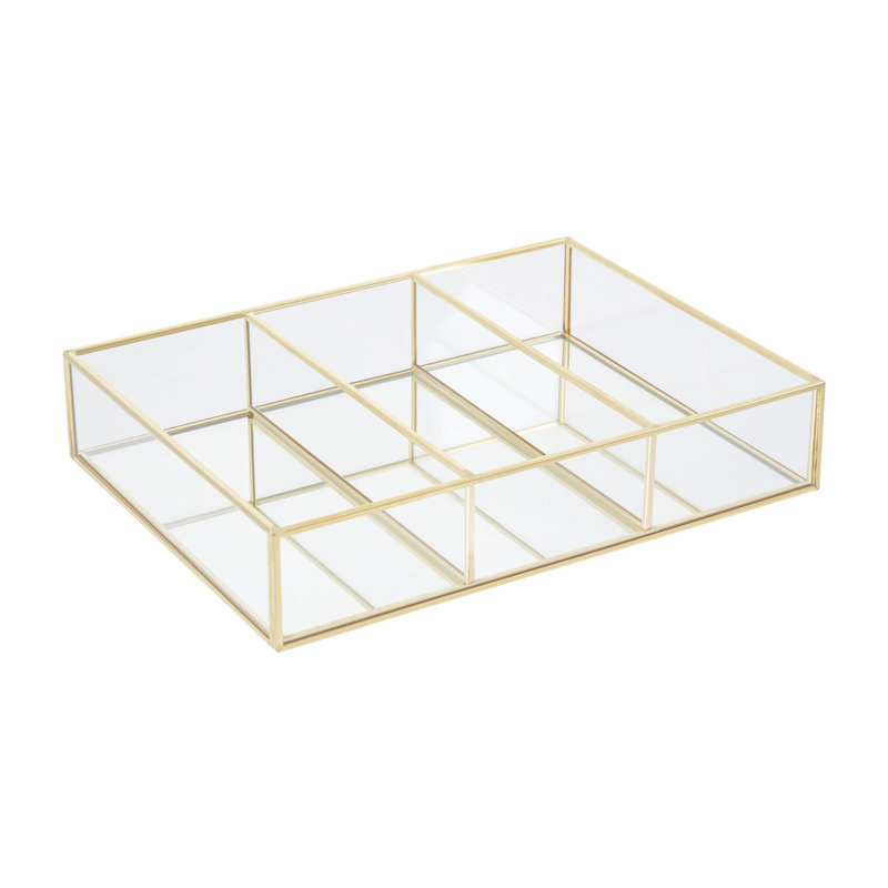 Fielden 3 Compartment Makeup Organiser