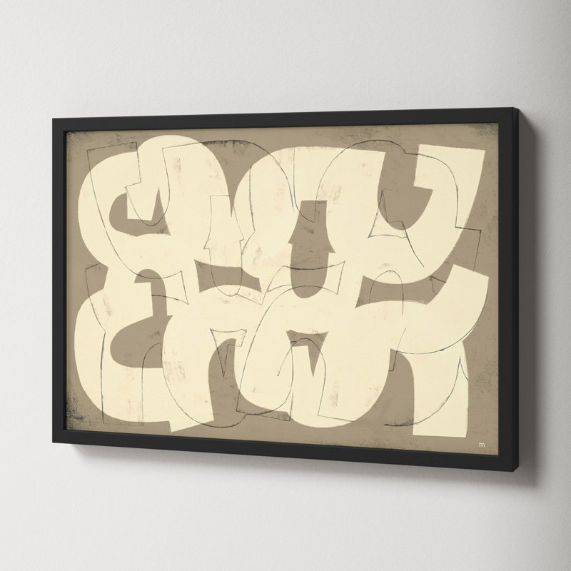 Drawing By StudioM by StudioM, Black Framed Paper, 14" H x 20" W x 1.25" D