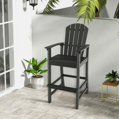 Abhithi 30” Patio Bar Stool by Highland Dunes