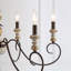 Grand lustre en bois de style champêtre classique et traditionnel à 6 lumières l 31,3 po Marcus