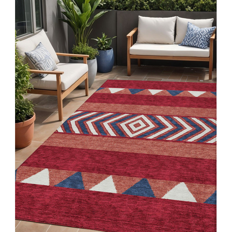 Tapis intérieur / extérieur lavable 5 pi x 8 pi Fabre