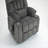 Lift Chair For Big And Tall Person With Inconvenient Legs: High Density Foam Lift Sofa With Heat And Massage, 2 Pockets, 2 Cup Holder, 2 Remote, OKIN Motor