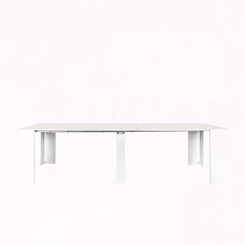 Multifunctional extendable Dining table, White
