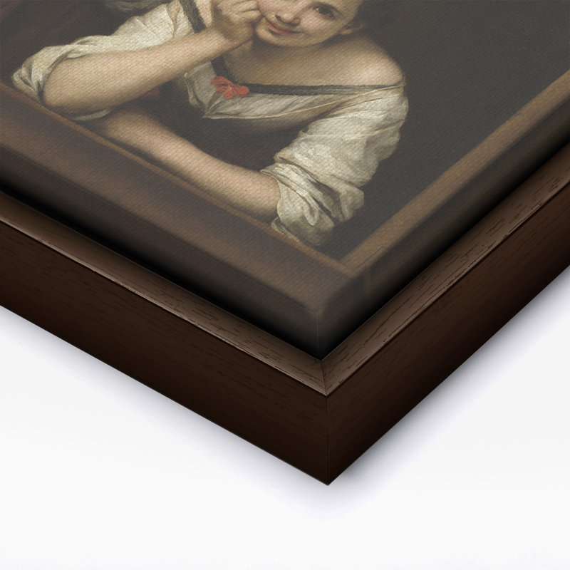 Joli cul, Canvas, 16"H x 20"W, Brown Framed