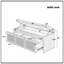 Banc de rangement avec tiroirs en rotin et bouton amovible-506135779