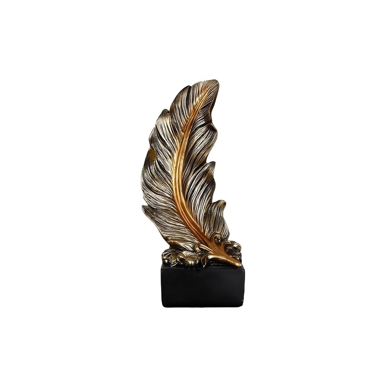 Elegant Decorative Object, Antique Color, 11.8 x 3.9 inches | 100% Polyester Material, Durable & Lightweight | Perfect Accent for Home Decor, Adds Timeless Charm to Any Room, Ideal for Living Room & Office