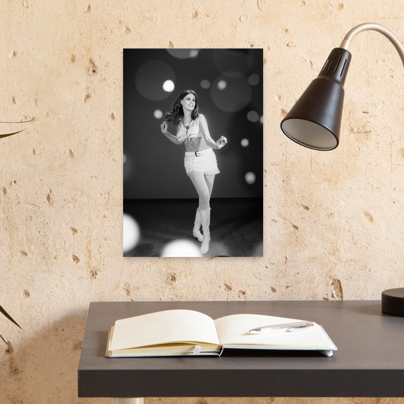 «1960S Woman Dancing In White», 18" H x 12" W