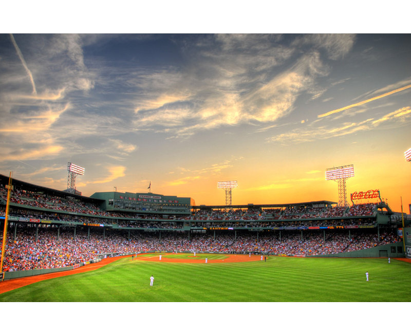 Fenway Park, 26" H x 40" W