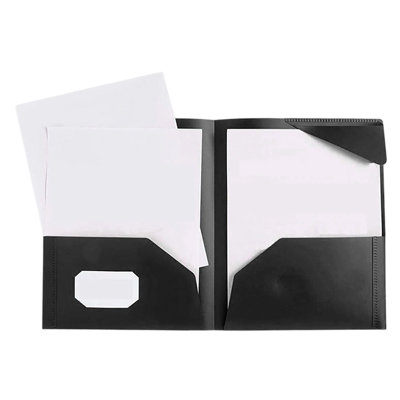 Storage clip  Two-Pocket File Folder With Inner Flap Double Pocket Document Organizer Folder Colorful Paper  For Office School File Classification