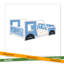 Lit plateforme classique avec roulettes en forme de voiture-1000725734