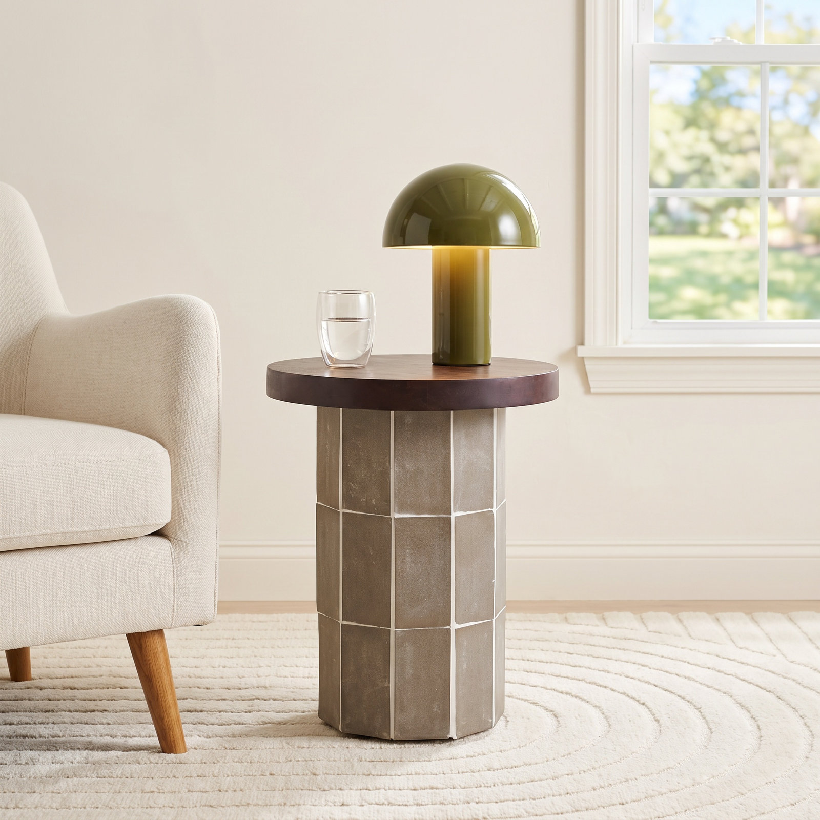 Paulding 15" Acacia End Table