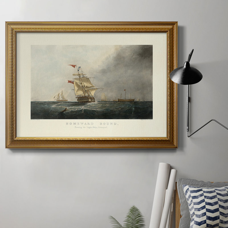 Homeward Bound - Peinture sur toile encadrée, H 18 po x l 27 po x P 2,5 po