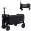Chariot de camping tout-en-un pliable avec banquette convertible, chariot de jardin tout-terrain robuste avec attache pour chien-123115851