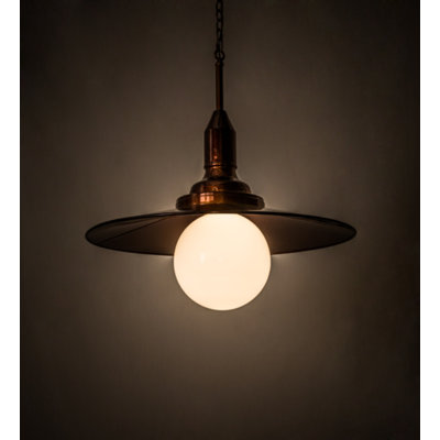 Luminaire suspendu conique à 1 lumière Besser