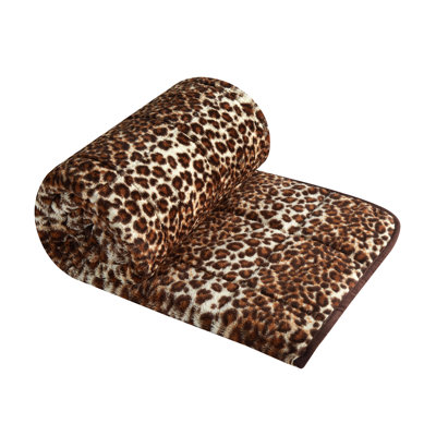 Couverture lestée en fausse fourrure