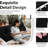 Corduroy Replacement Pillowcase for WOWMAX Headboard Wedge Reading Pillow, Triangular Pillow Cover without Insert Compression-118576227-118576224