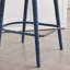 Tabouret de bar rembourré à hauteur de comptoir avec pieds et repose-pieds robustes en métal (ensemble de 2)-449523458