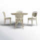 Farrah Marcel 5 Person Dining Set