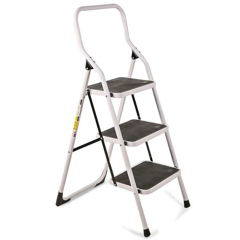 3 - Step Steel Lightweight Folding Small Step Ladder