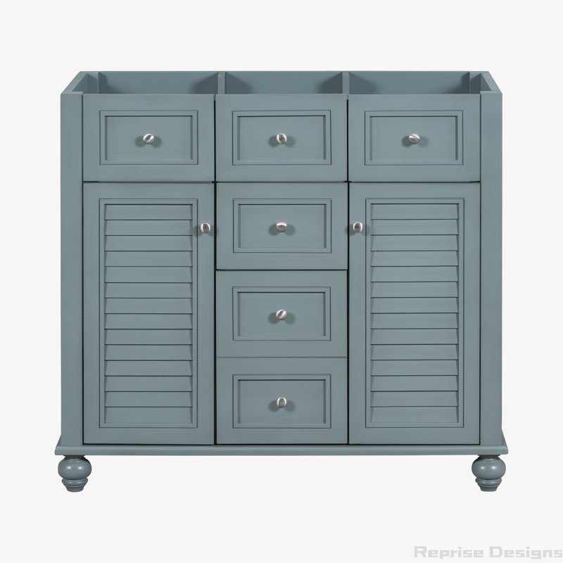 35.35'' Single Bathroom Vanity Base Only