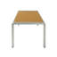 Table basse d'extérieur en aluminium