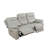 Bollin 85.3'' Genuine Cow Top Leather Power Reclining Living Room 3-Seat Sofa
