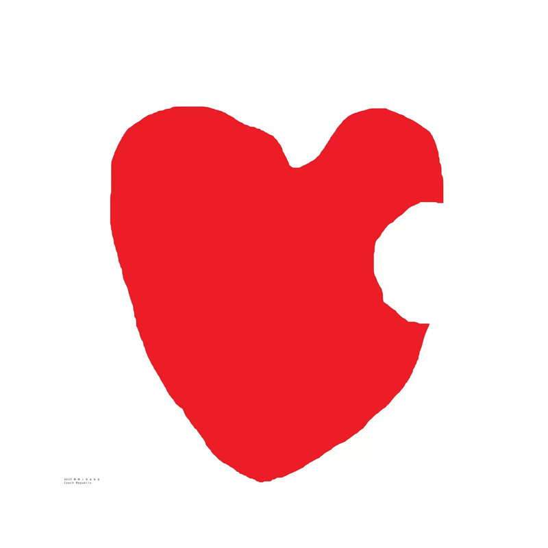 Heart - Wrapped Canvas Print, 121.92cm H x 40.64cm W x 3.81cm D