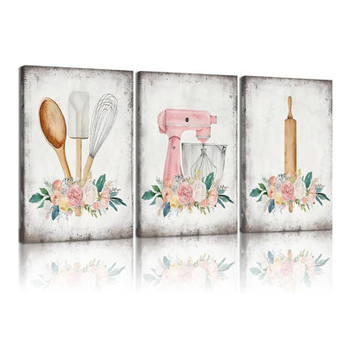 3 Piece Wrapped Canvas Print
