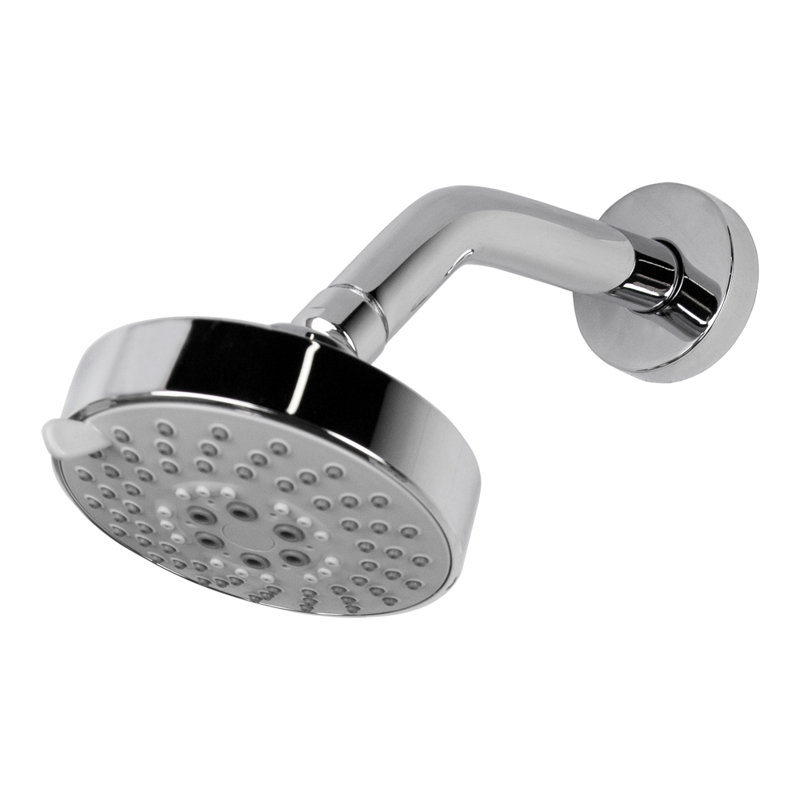 Cigno 0292 Wall Mount Abs Shower Head, Polished Chrome