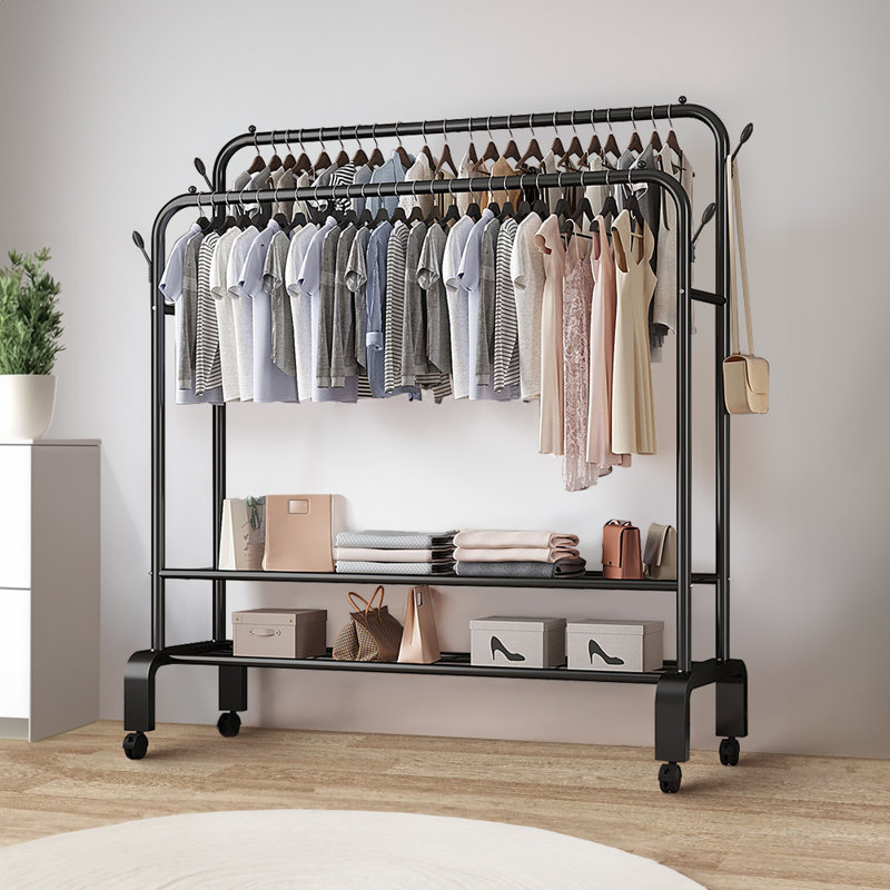 150cm Rolling Clothing Rack