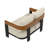 4-piece Patio Furniture Set With Black Frame And Beige Cushions