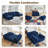 Boneless 187.39''Flannel Modular U-Shaped Sectional Sofa Set Reversible & Spacious Living Room Couch Set With 2 Chaises &4 Pillows,No Assembly Required-861726671