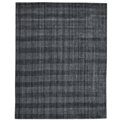 Brackettville Wool Plaid Handwoven Area Rug