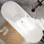 Baignoire de trempage autoportante en acrylique 67 po. X 30 po.