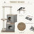 Dilley 44'' H Cat Tree