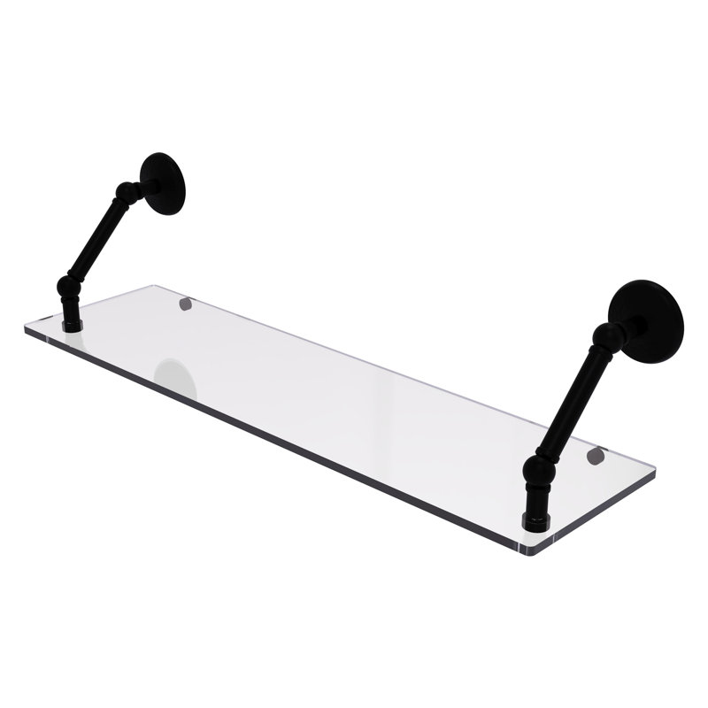 Marchmont Bracket Shelf, Matte Black, 8" H x 24" W x 8'" D