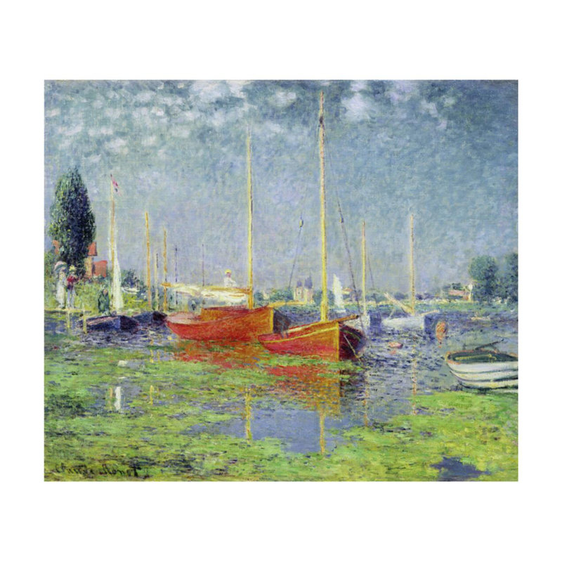 «Argenteuil» par Claude Monet - Estampe numérique, H 22 po x l 28 po
