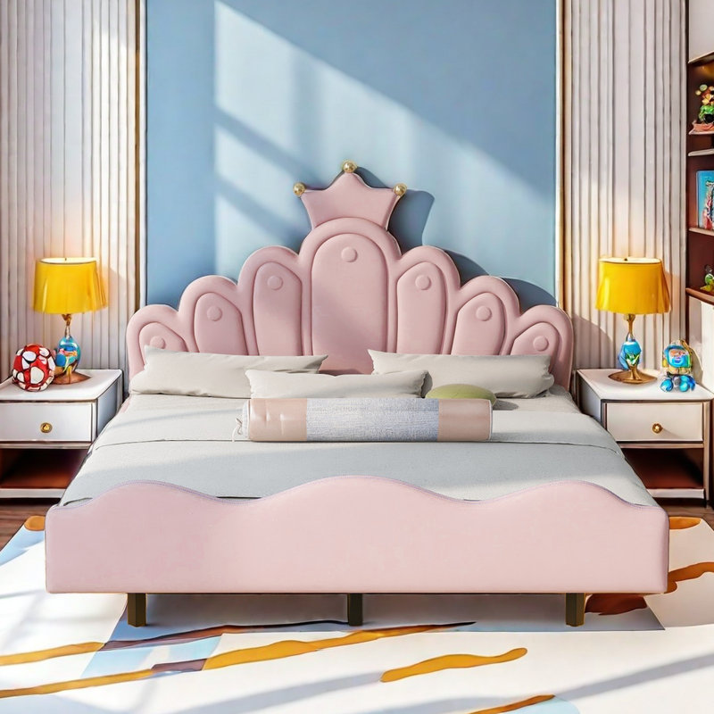 Evalyn Vegan Leather Platform Bed