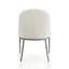 Chaise d'appoint rembourrée en métal Durrant-125907577