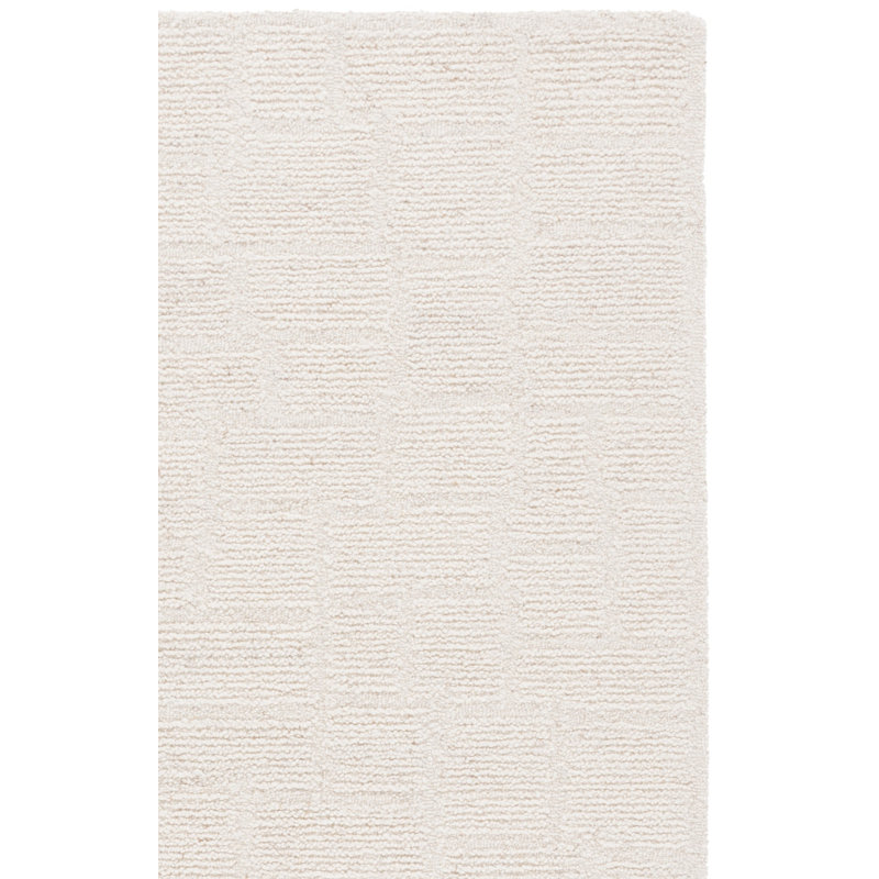 Tapis de couleur unie en coton touffeté à la main Harvest, Rectangle 6 pi x 9 pi