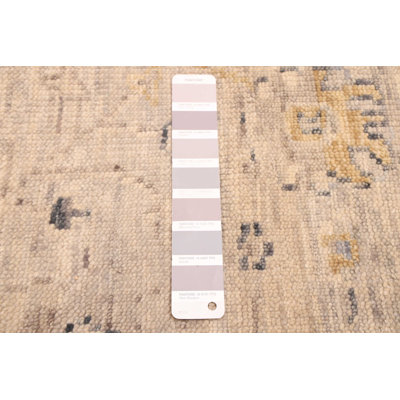 Modern Oushak  Grey Rug 7'8" x 9'8"