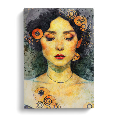 Vintage Portrait Of A Woman No.4 - Wrapped Canvas