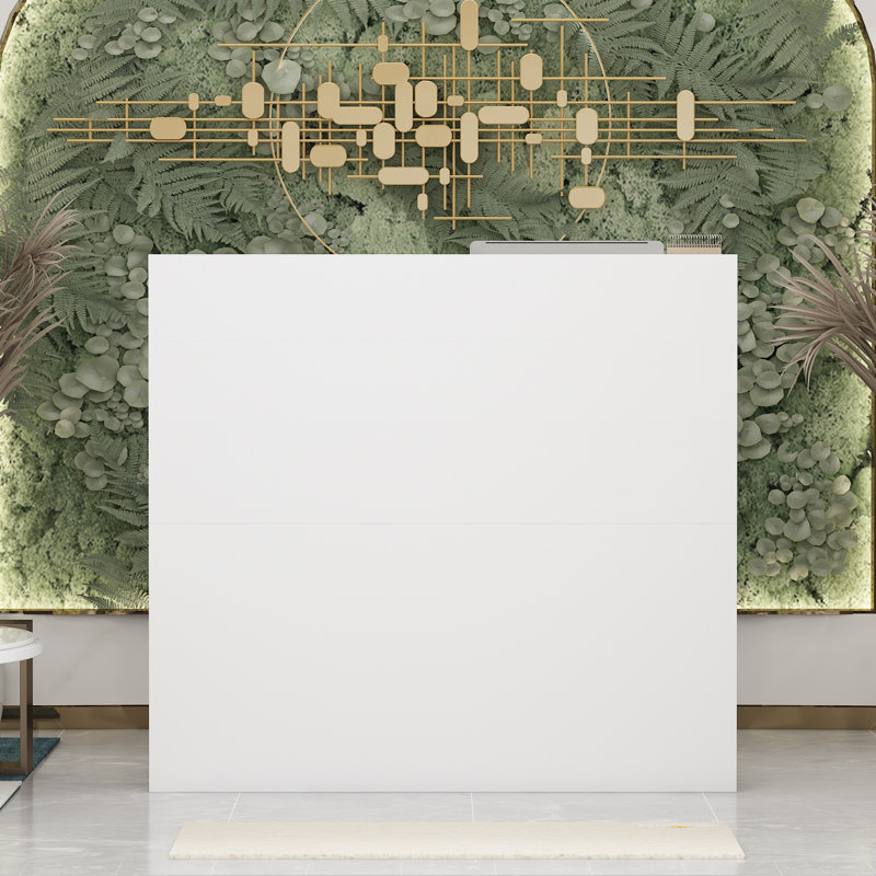 Dominika MDF Executive Desk, White