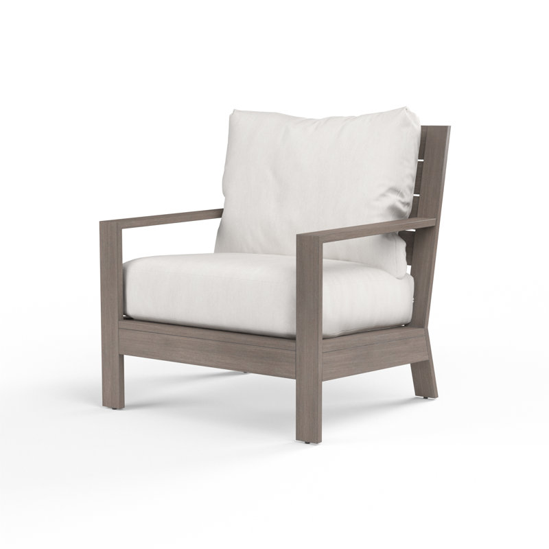 Laguna Outdoor Patio Lounge Chair with Sunbrella Cushions, Canvas Flax Sunbrella®