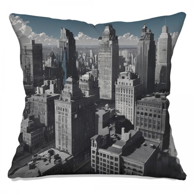 New York City Skyline Double Sided Throw Pillows