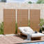 183cm H x 120cm Freestanding Steel Privacy Screen Fence Panels Metal Trellis Outdoor Divider for Patio, Balcony, Backyard, Pool, Indoor Room-1895463206-1895463210
